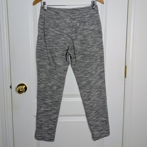 Lululemon Jet Crop Luon Slim – Wee Are From Space Silver Spoon – Size 6 #16B - Picture 5 of 8